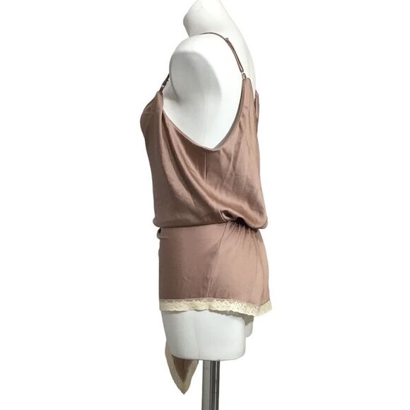 Alexander Wang Silk Top Asymmetrical Hem Top Size 8 - Picture 6 of 16